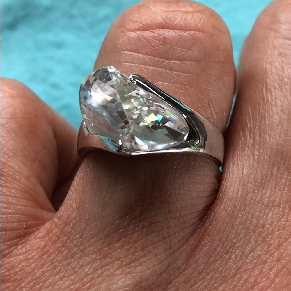 STERLING SILVER CZ RING